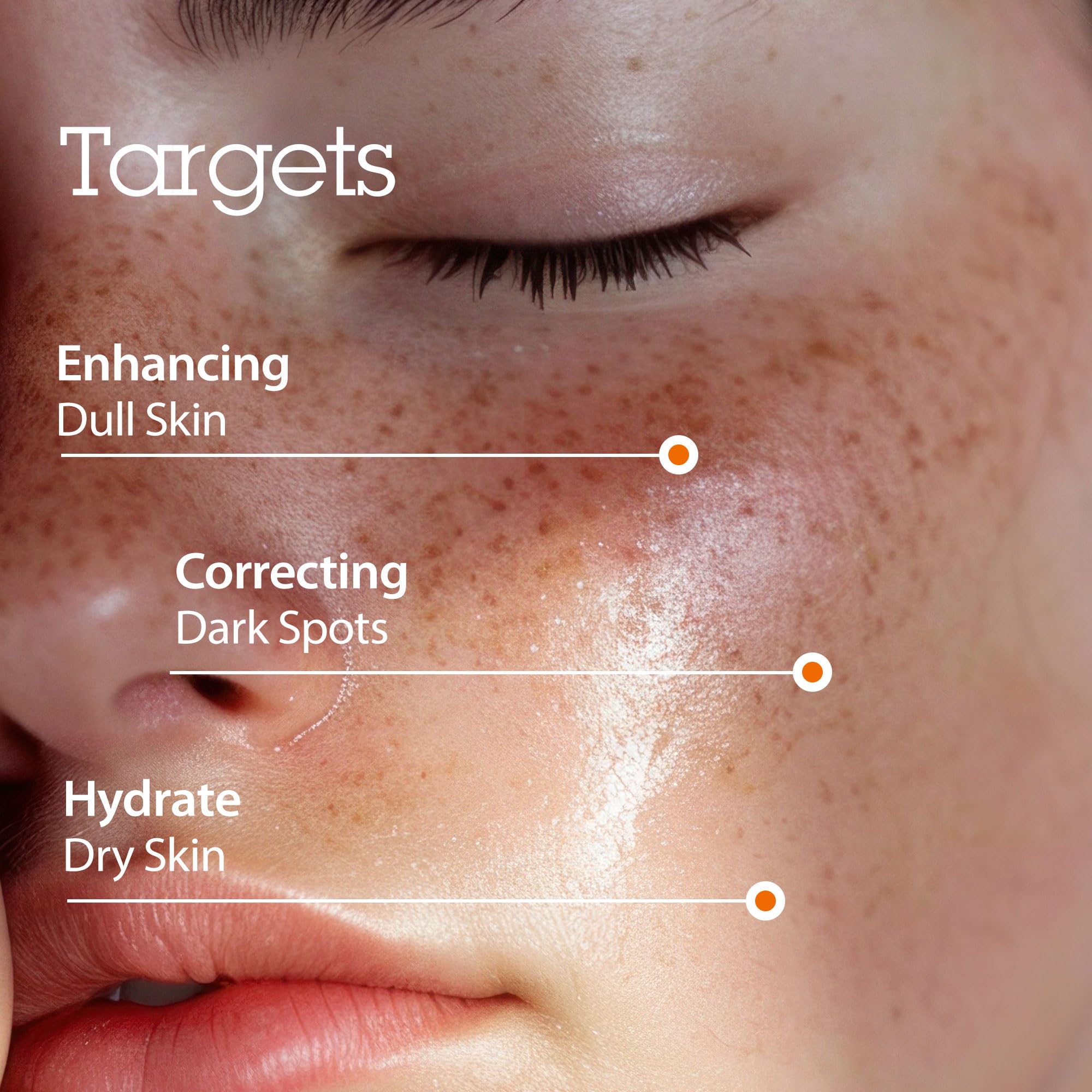 BLITHE pressed serum gold apricot texture application shows creamy balm-like spread for hydration.