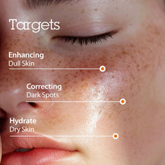 BLITHE pressed serum gold apricot texture application shows creamy balm-like spread for hydration.