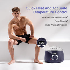 BLITZWAX digital wax warmer display highlights temperature control