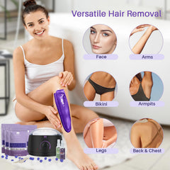 BLITZWAX lavender-infused wax beads deliver gentle, pleasantly scented hair removal.