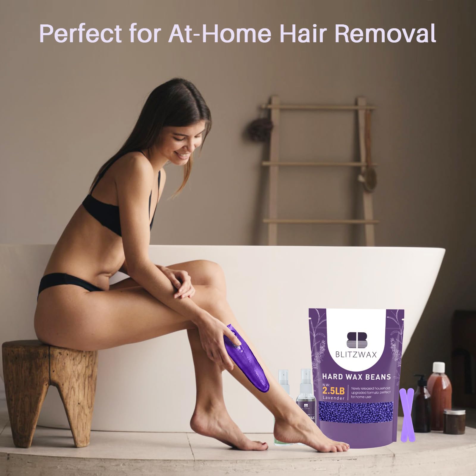 BLITZWAX long-lasting smoothness results for weeks between sessions
