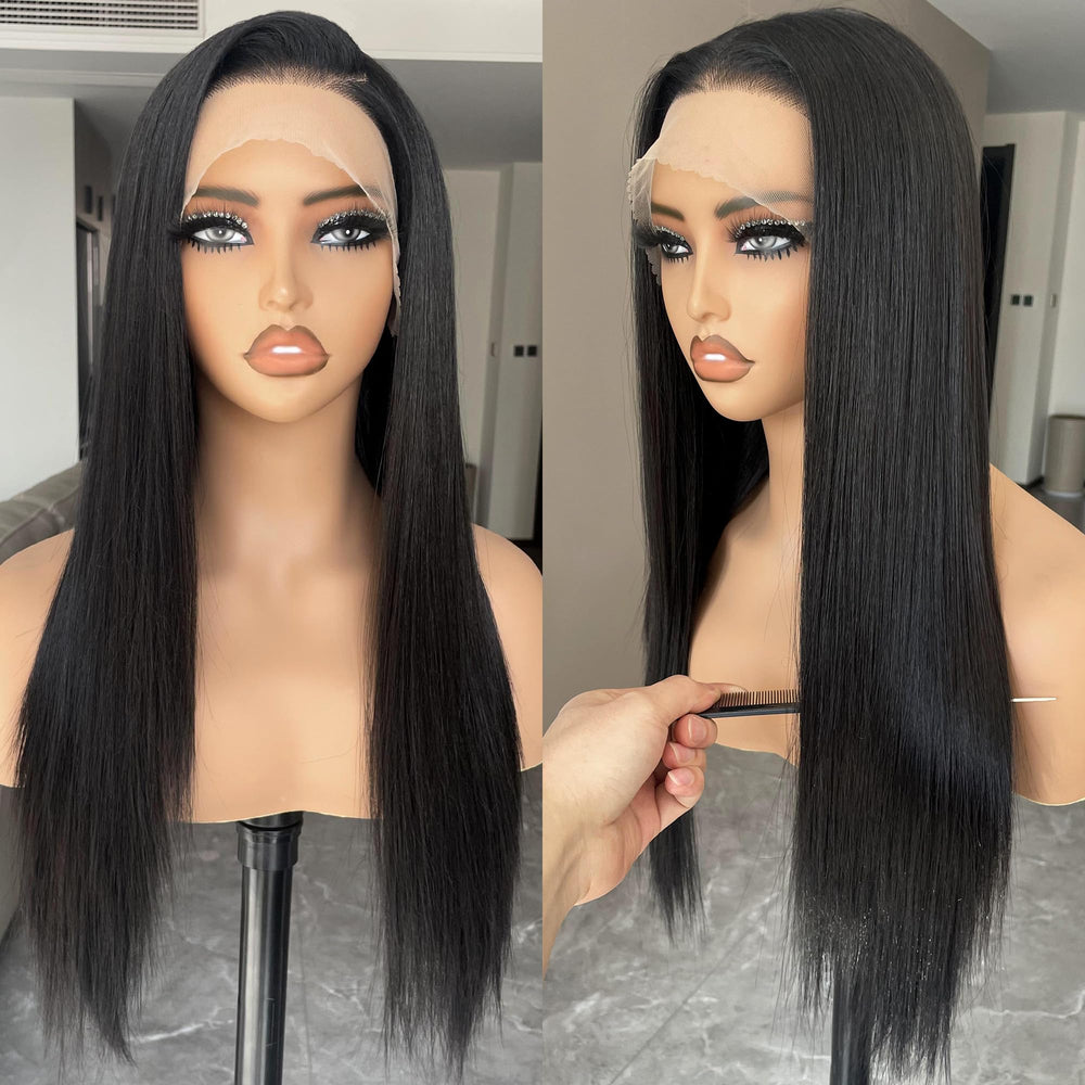 BLL 26-inch straight wig showing long, smooth length for versatile styling