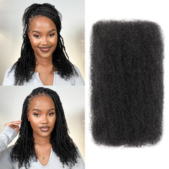 BLL Afro Kinkys Bulk Hair 16inch pack for mini twists and protective styling.