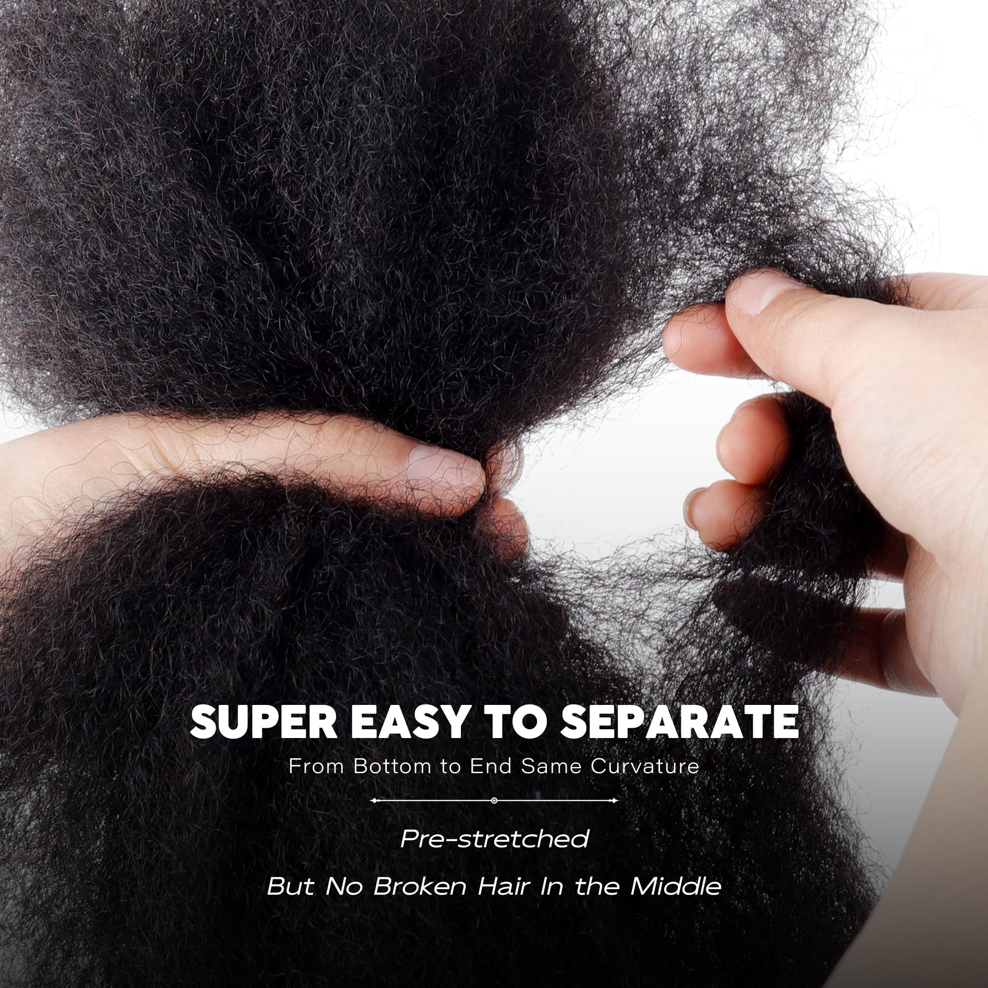 BLL Afro Kinkys Bulk Hair color options match your look.