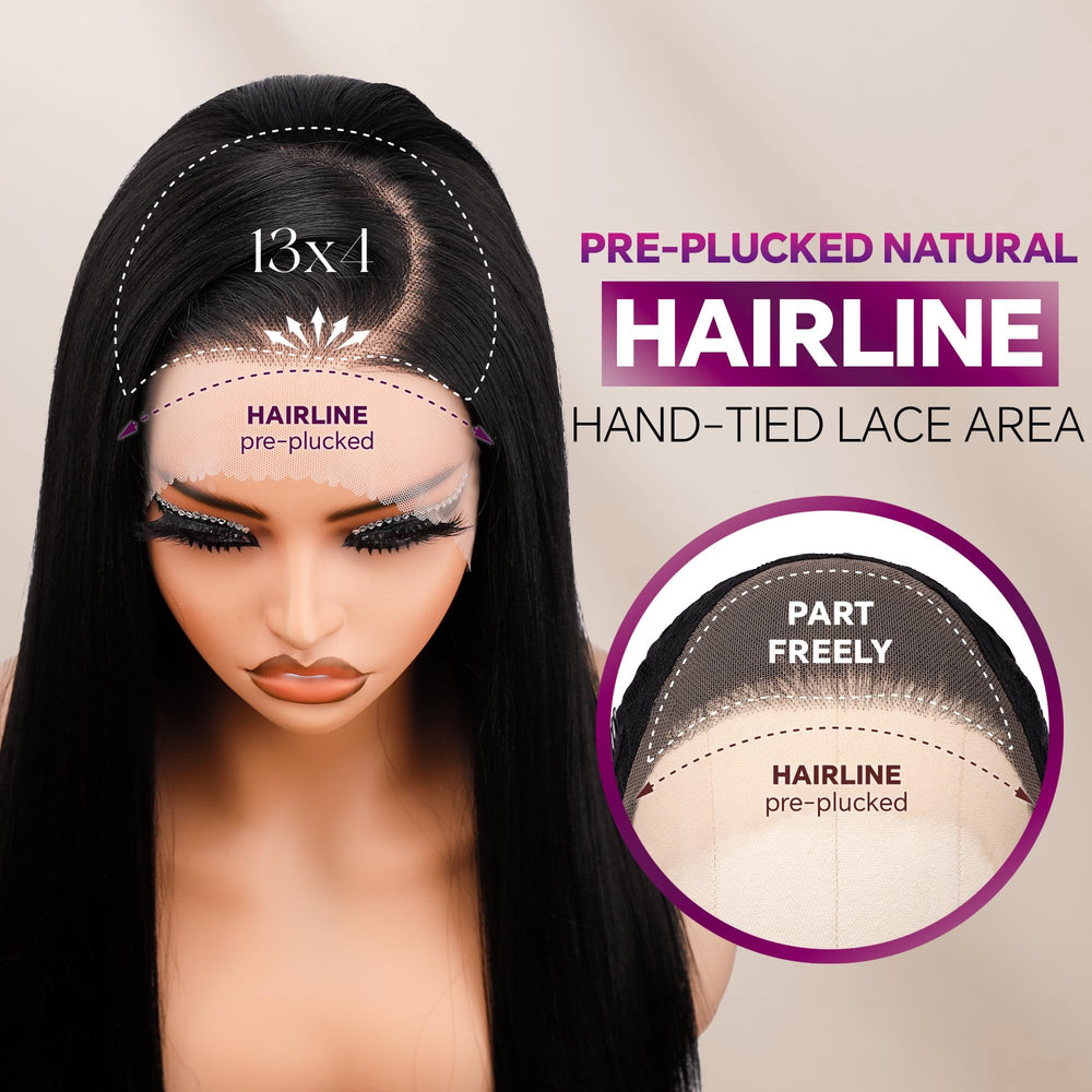 BLL 13x4 HD lace wig with invisible lace for flawless parting
