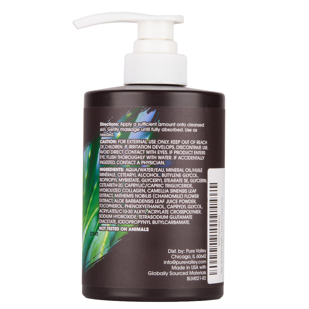 BLOOM It's a Great Skin Day bathroom routine applying cream for daily hydration.