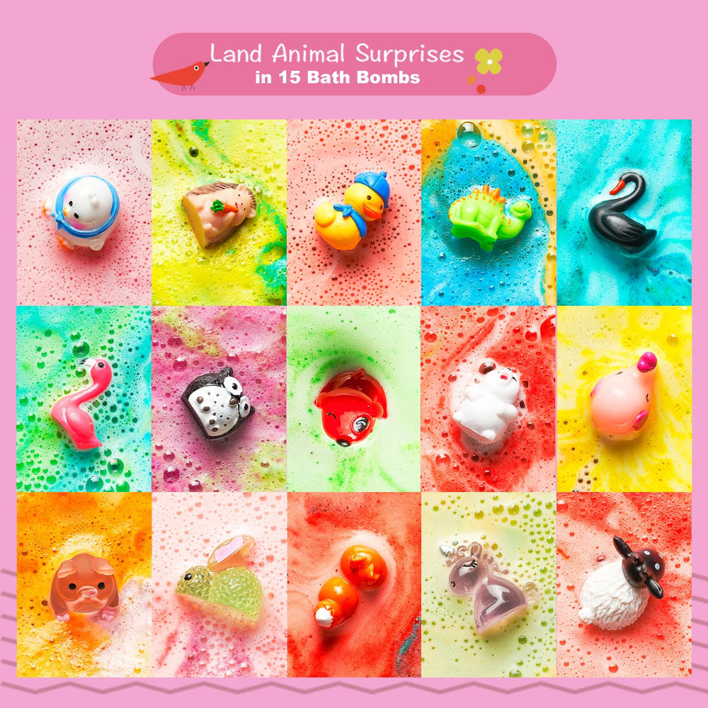 BloomFizzy jungle bathbombs' fragrances and colors swirl for delightful sensory experiences.