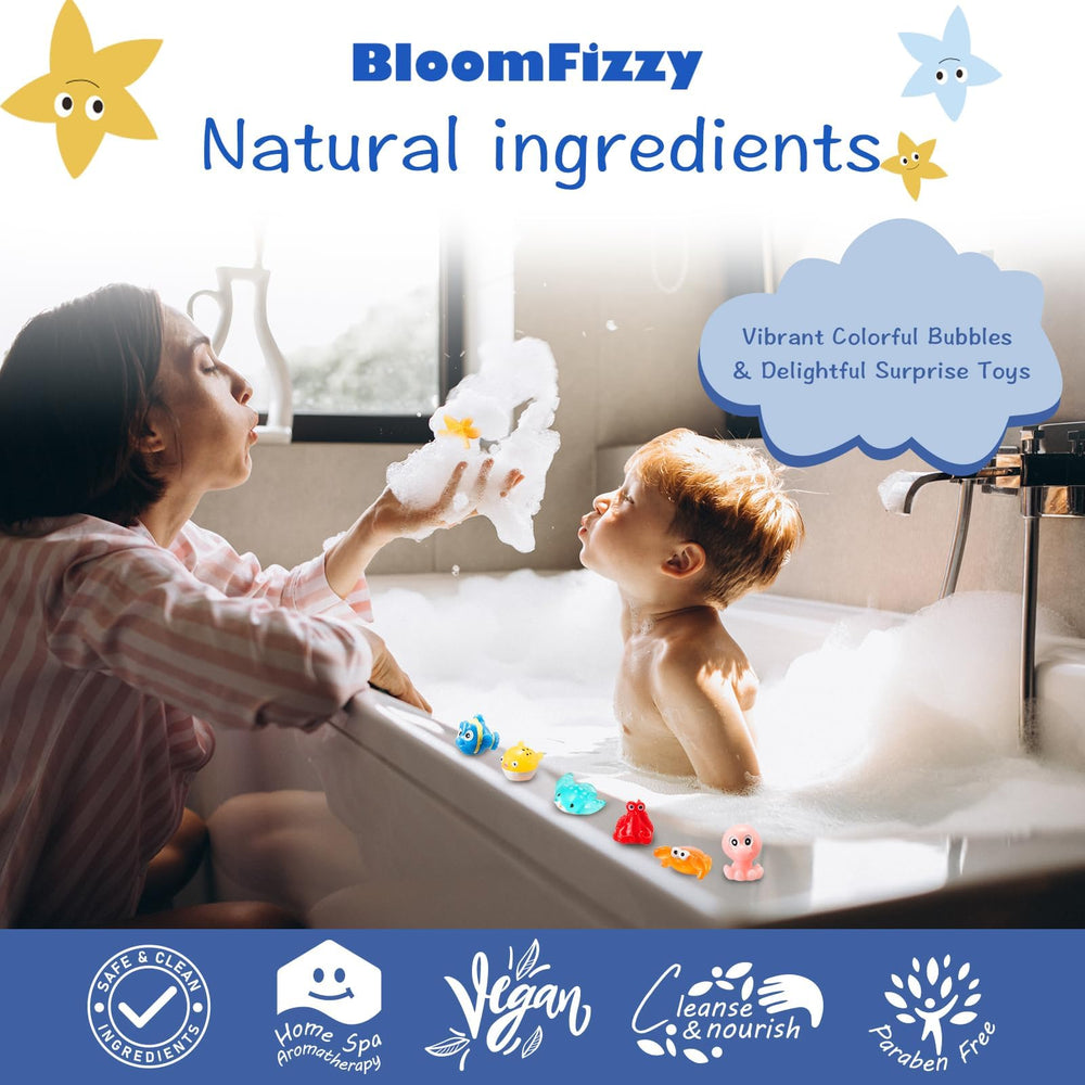 BloomFizzy Sea Surprise gift-edition packaging makes a ready-made party favor.