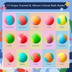 BloomFizzy unicorn or dino surprises appear, fueling imaginative tub adventures.