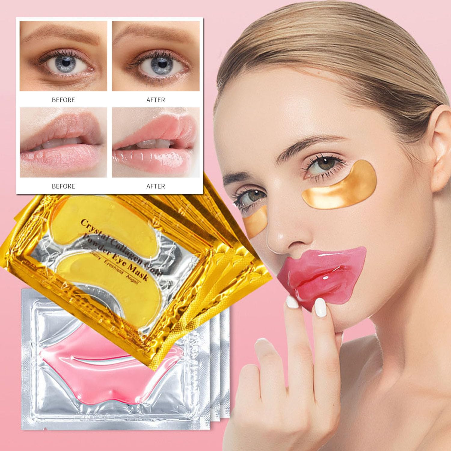 Blopuivo lip mask close-up highlighting wrinkle reduction and dead skin removal