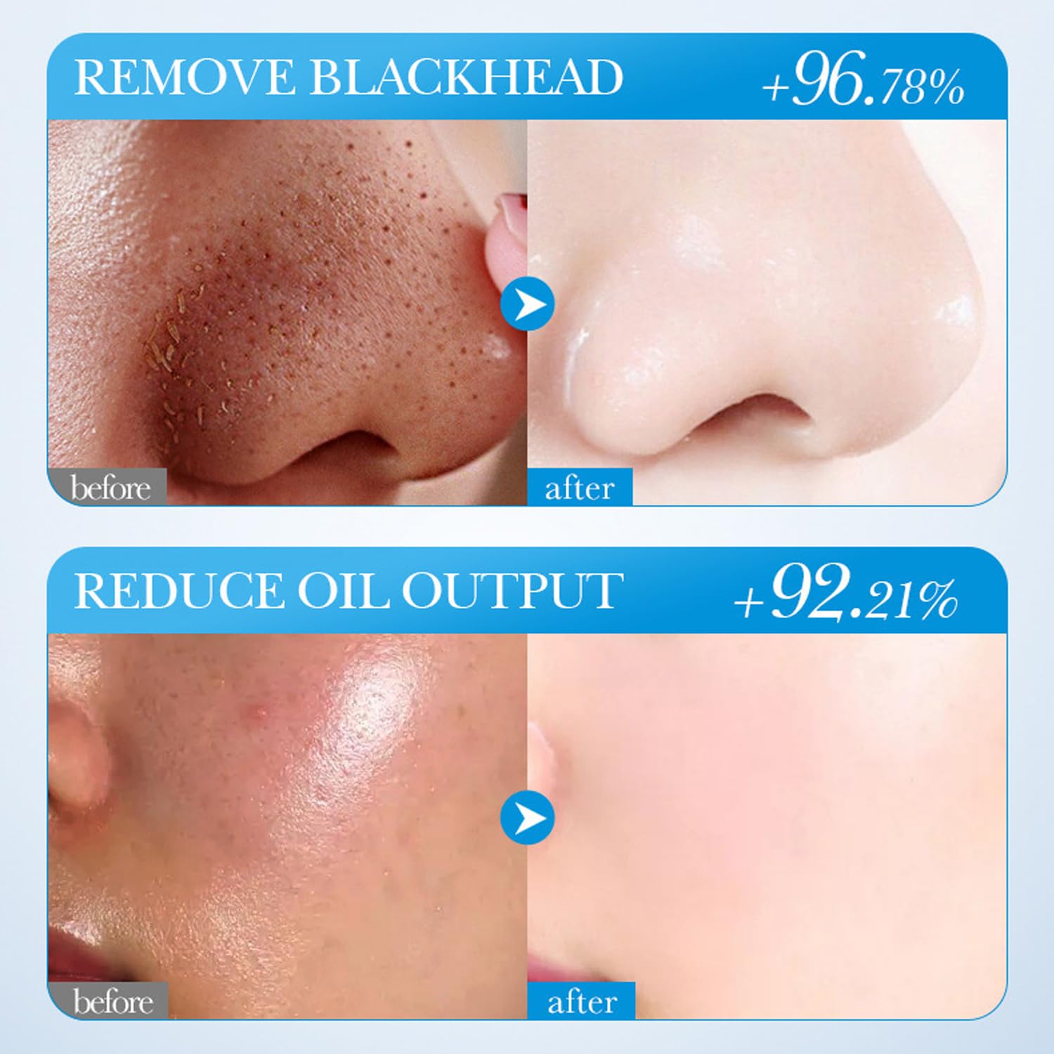 Blopuivo Rotating Head Design enables smooth, clean application.