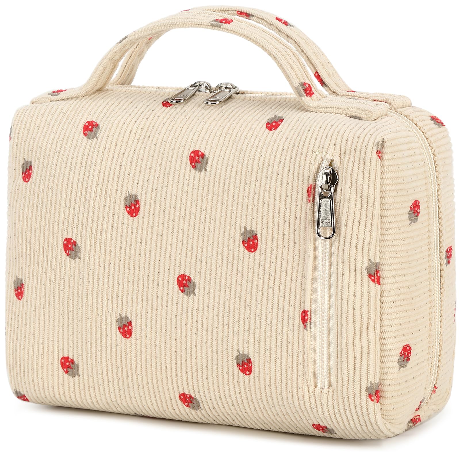 Bluboon strawberry corduroy bag makes a thoughtful gift for travelers