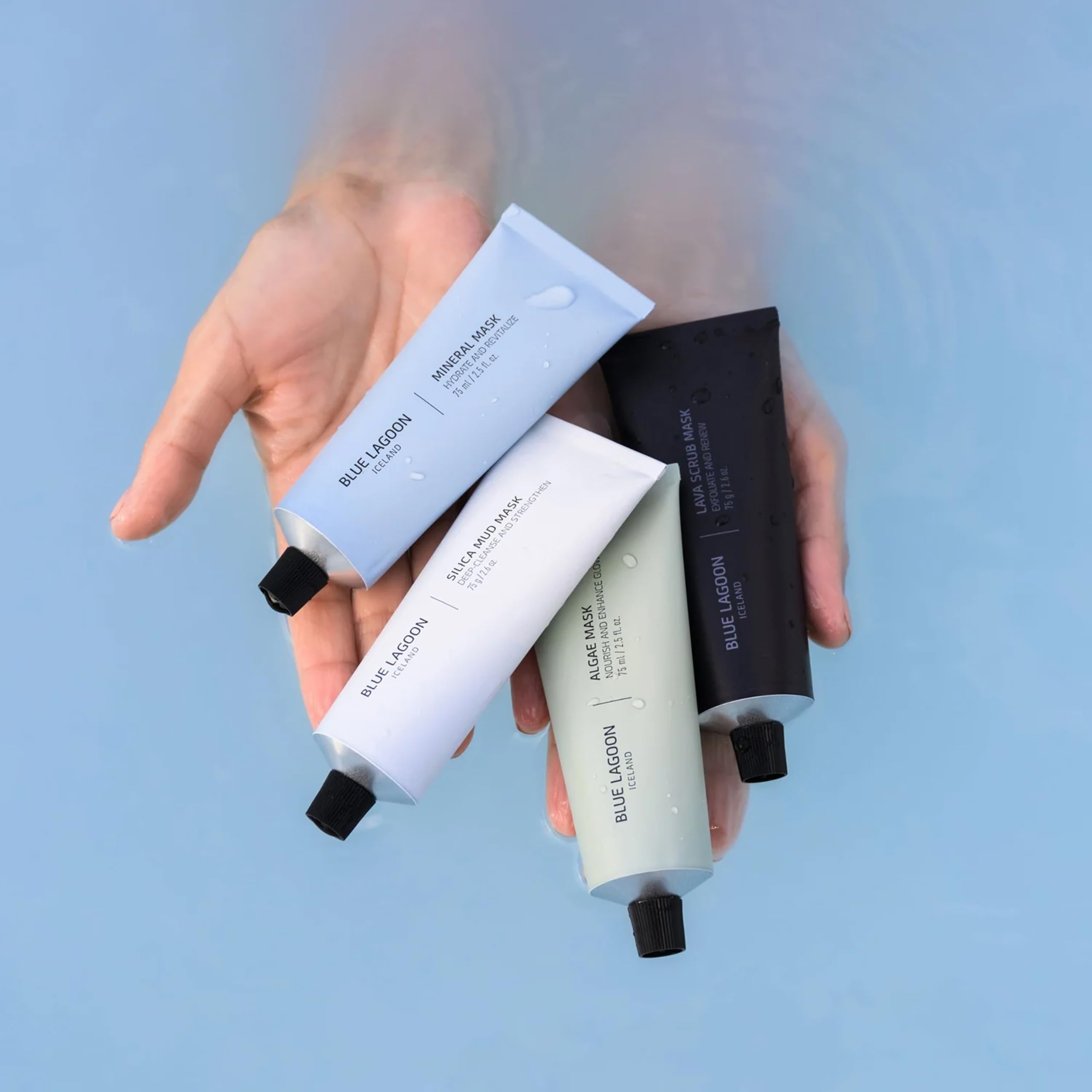 Blue Lagoon Iceland cruelty-free symbol indicating vegan friendly skincare.
