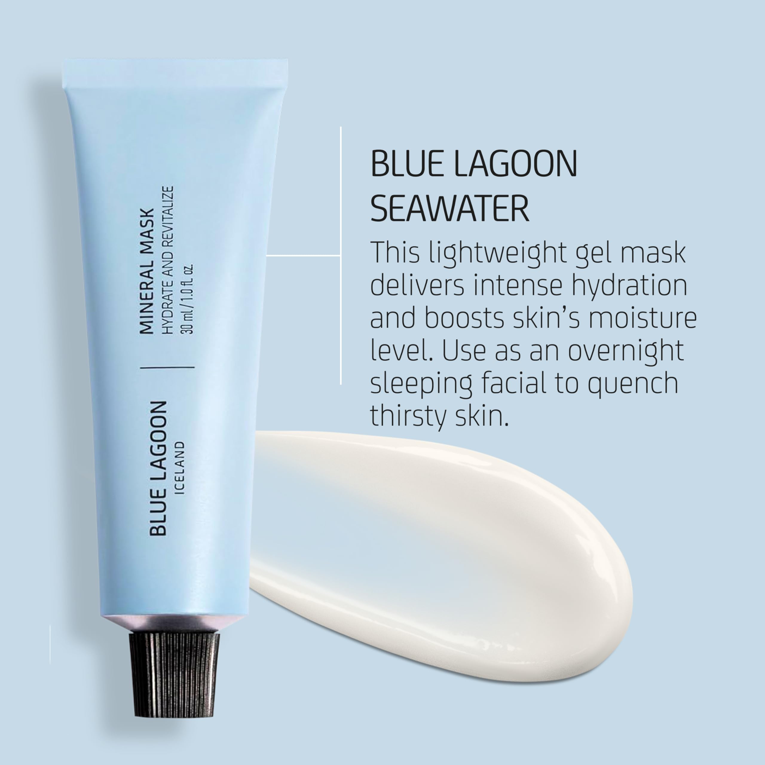 Blue Lagoon Iceland seawater mineral visual emphasizing barrier support.