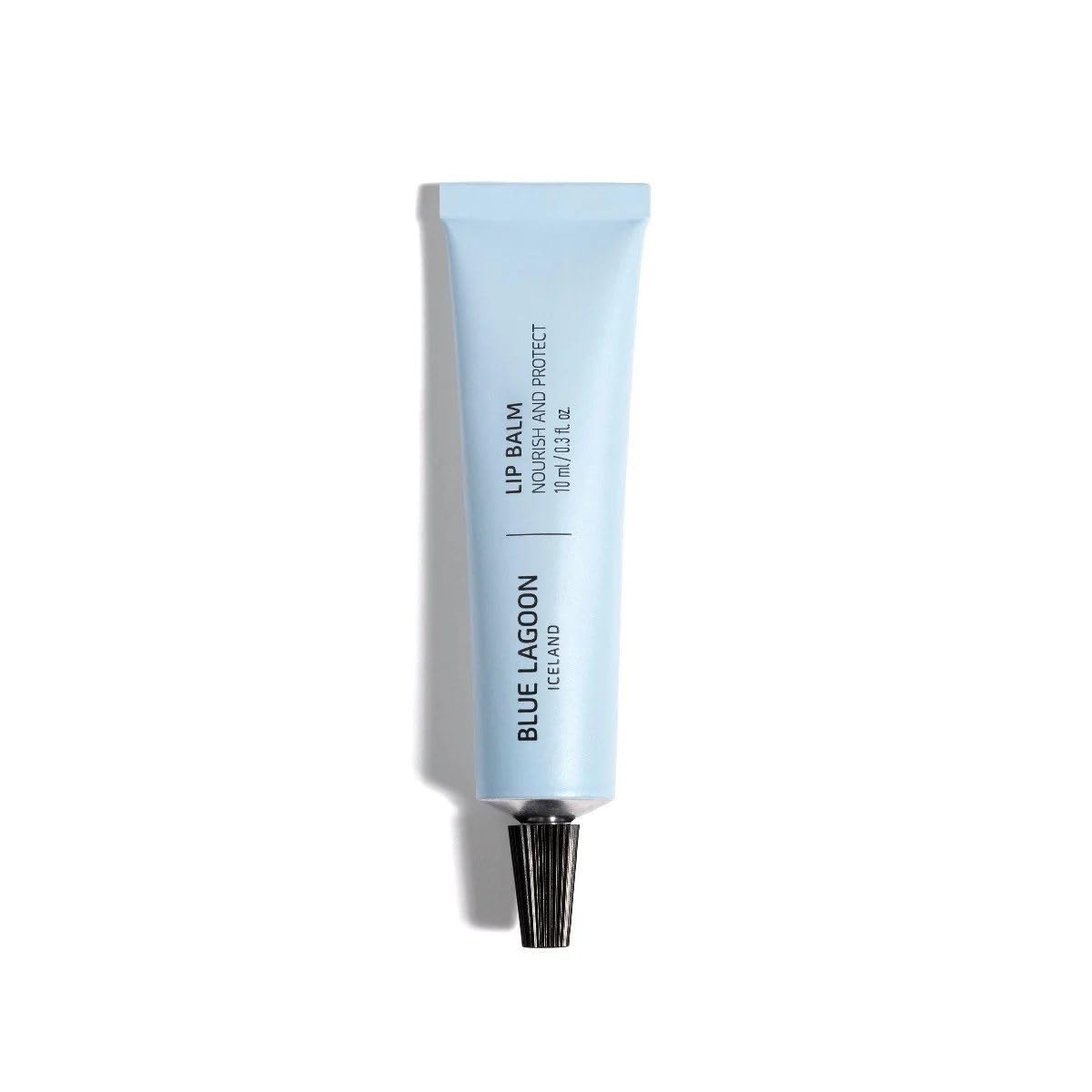 Blue Lagoon Iceland lip balm tube with peppermint for daily hydration.