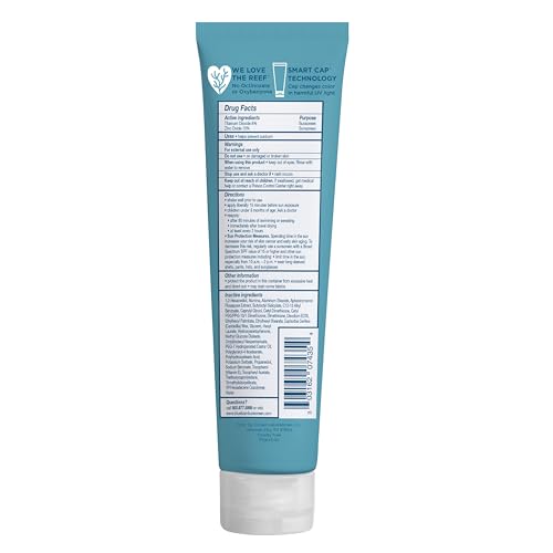 Blue Lizard Kids Mineral SPF 50 cap changes color in sun to remind sun safety.