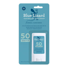 Blue Lizard SPF50+ Sensitive Stick pack of 3 for travel-ready sun protection.