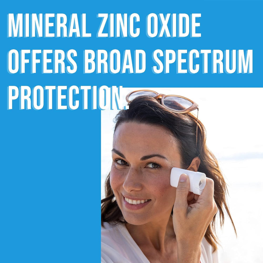Blue Lizard SPF50+ Sensitive Stick zinc-oxide formula offers mineral-based protection.