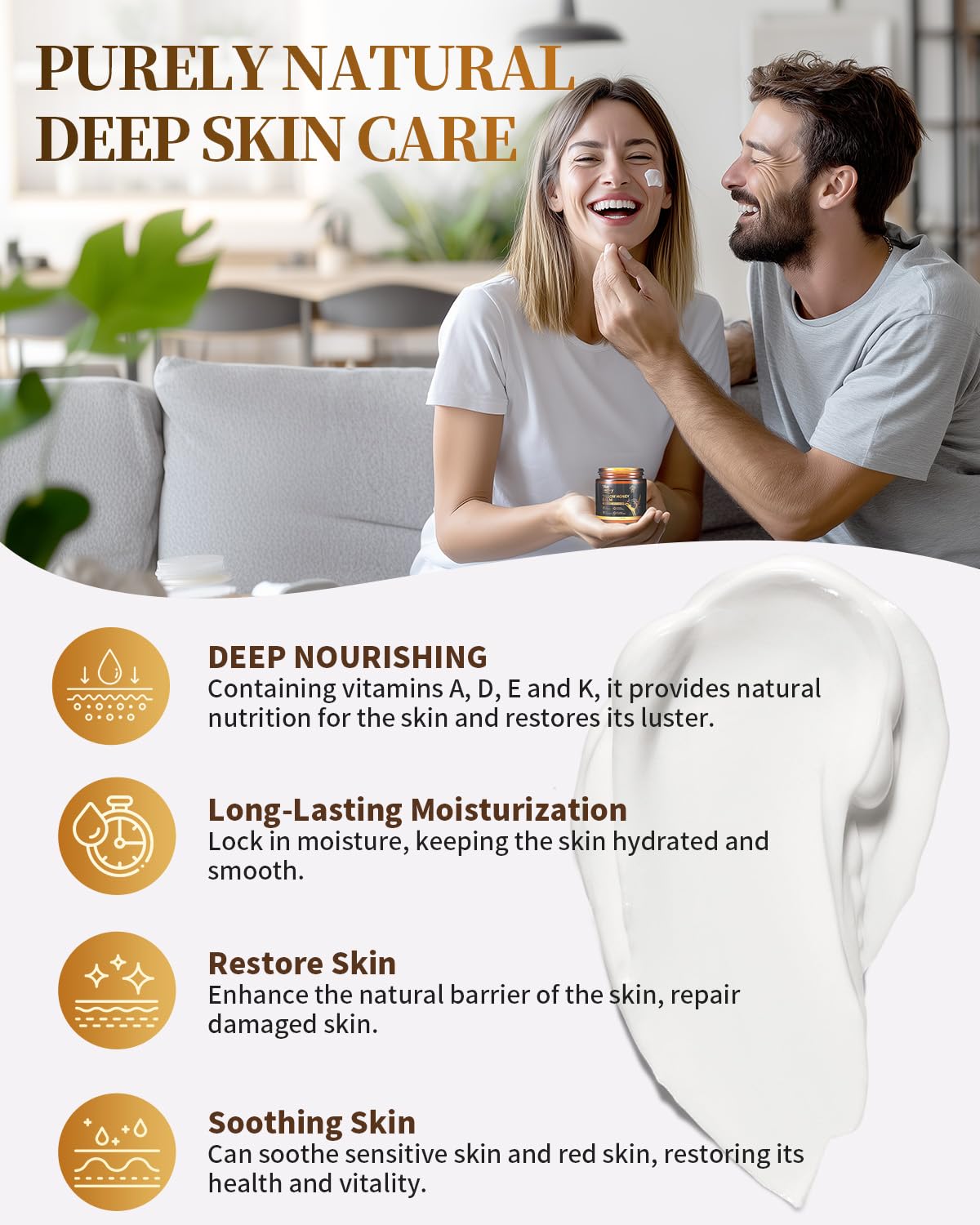 Blue Sea Sky organic ingredients scene highlights natural oils for daily moisture