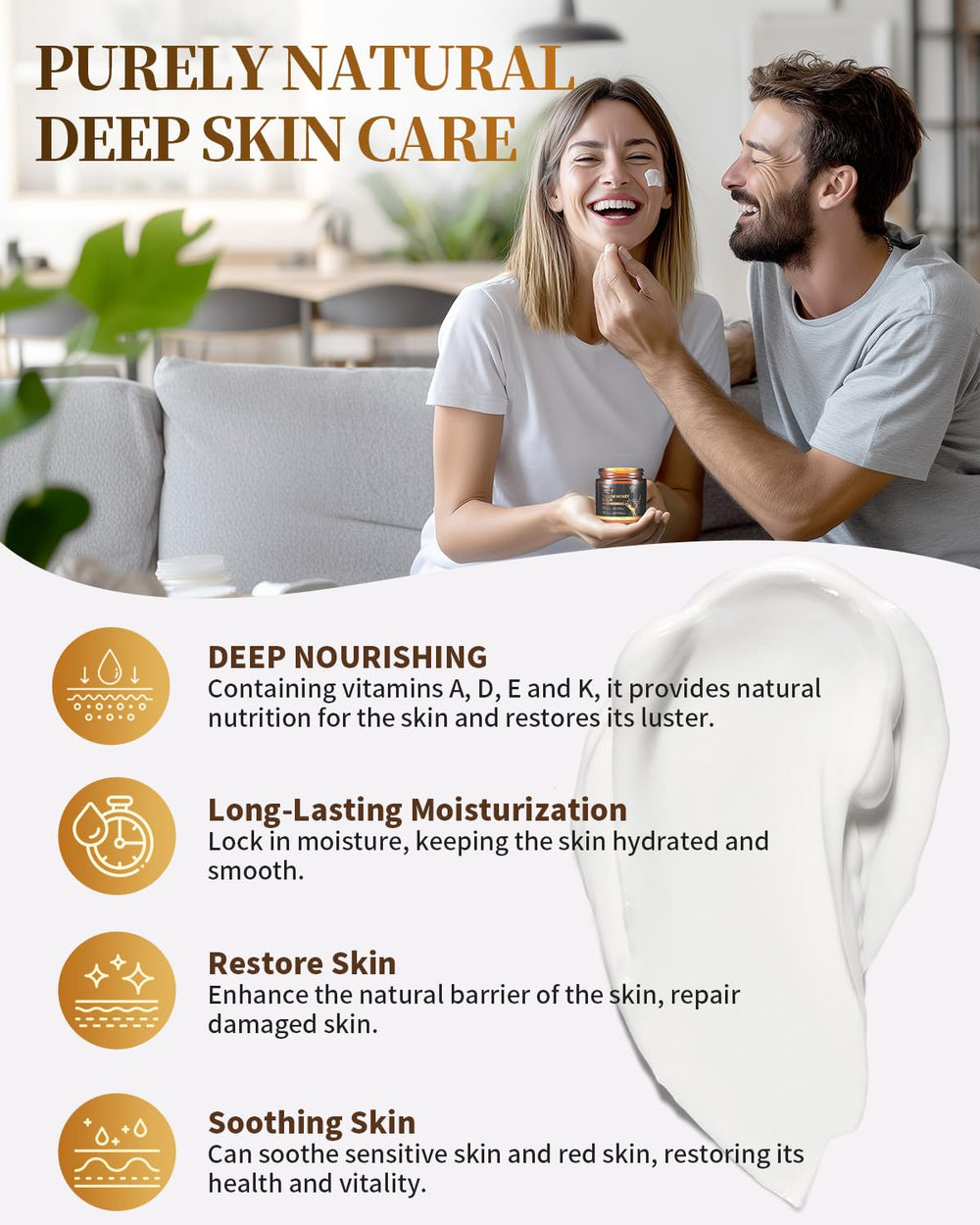 Blue Sea Sky organic ingredients scene highlights natural oils for daily moisture