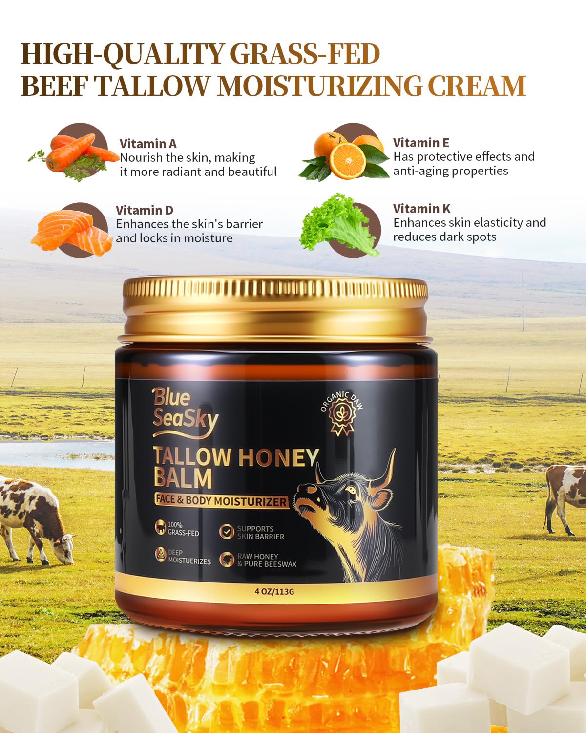 Blue Sea Sky sustainable ranching process demonstrates ethical sourcing and craft