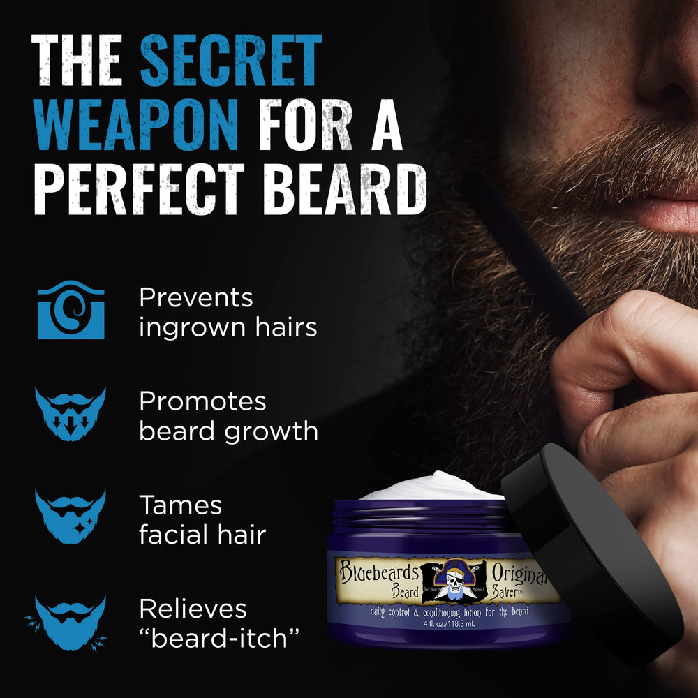 Bluebeards Original application hands shows easy rub-in use for soft, itch-free skin.