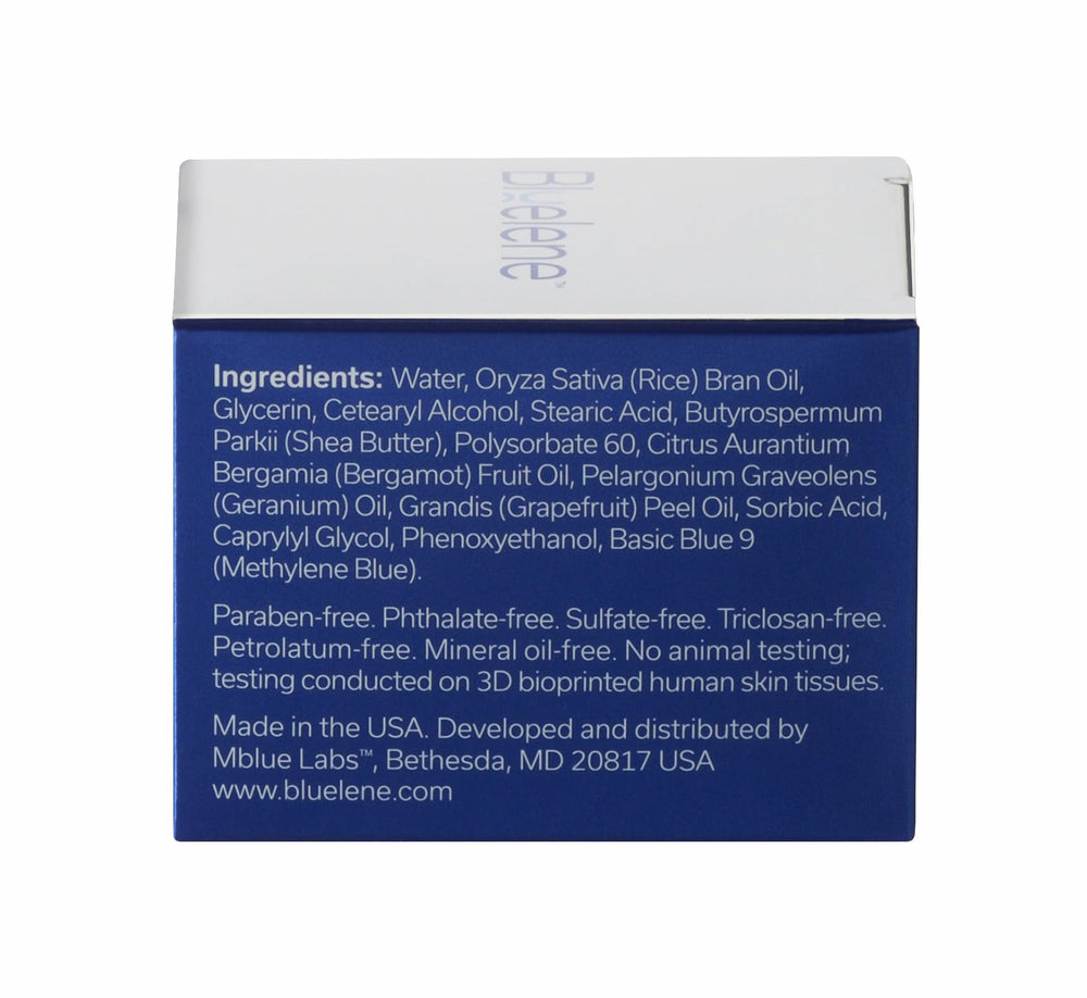 Bluelene Night Cream may help smooth fine lines and even tone.