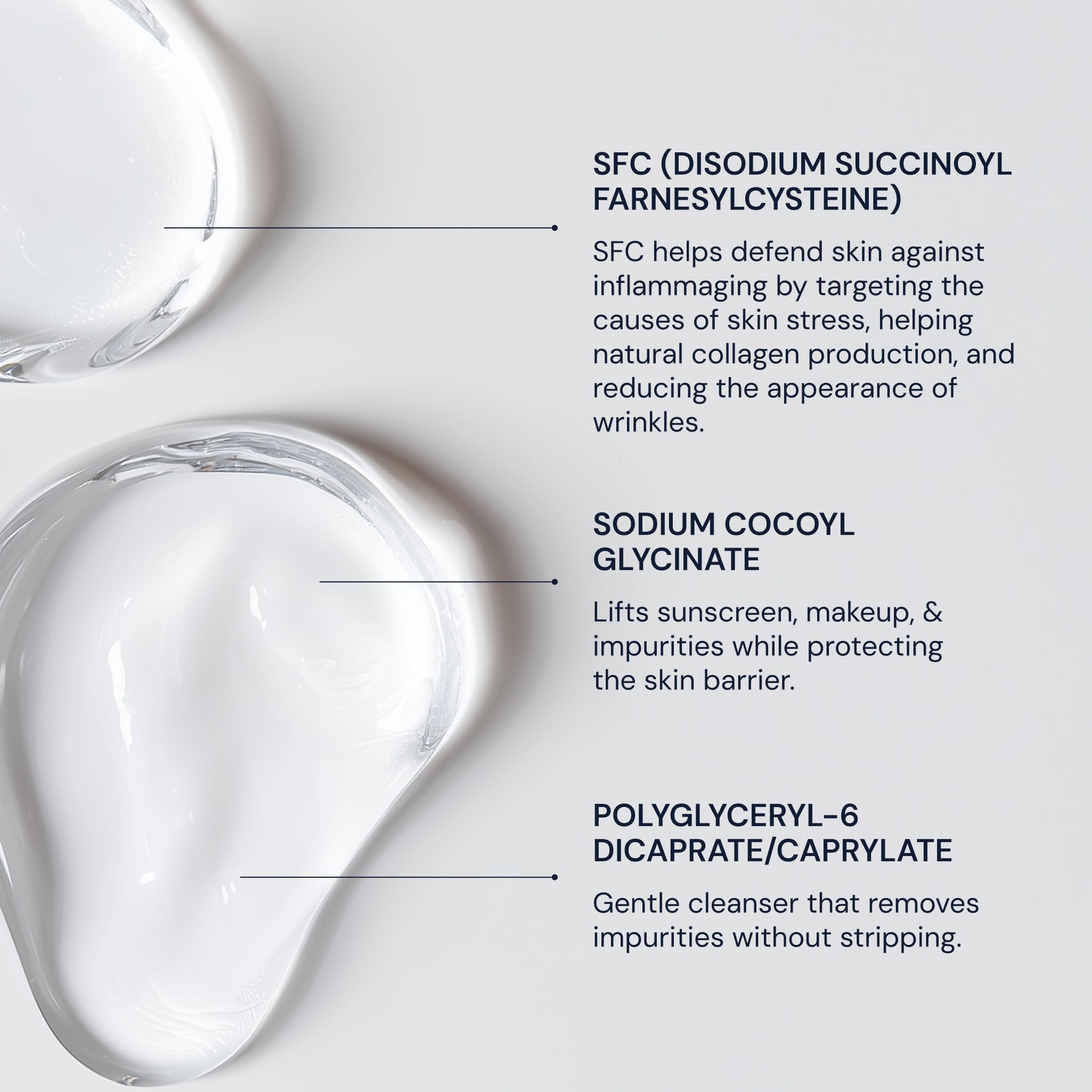 Blueprint Bryan Johnson Gentle Cleanser shown in a morning and night routine usage scenario