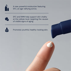 Blueprint Bryan Johnson moisturizer with ceramides and peptides strengthens the skin barrier