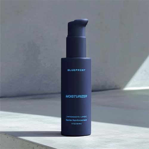 Blueprint Bryan Johnson moisturizer cream pump showcases lightweight, non-greasy daily use