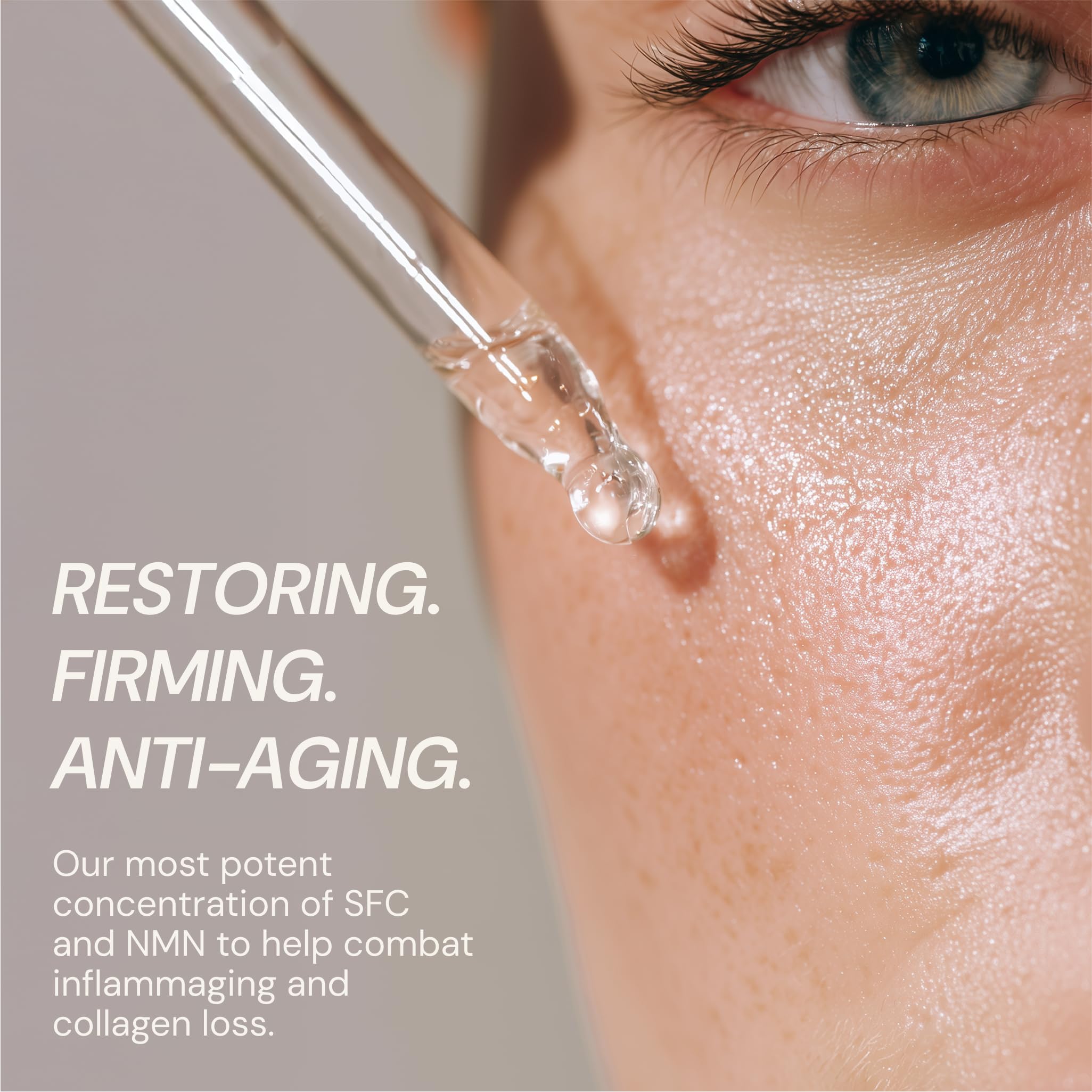 Blueprint Bryan Johnson serum application routine demonstrates simple daily use.