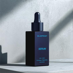Blueprint Bryan Johnson serum hyaluronic-acid drop promotes lasting hydration.