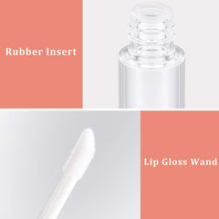 Blulu durable plastic gloss tubes offer lightweight, fade-resistant containers for daily care.