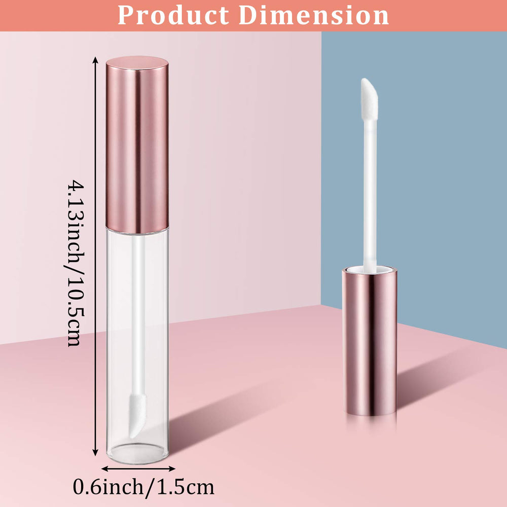 Blulu empty lip balm tubes with rubber insert prevent leaks during travel.