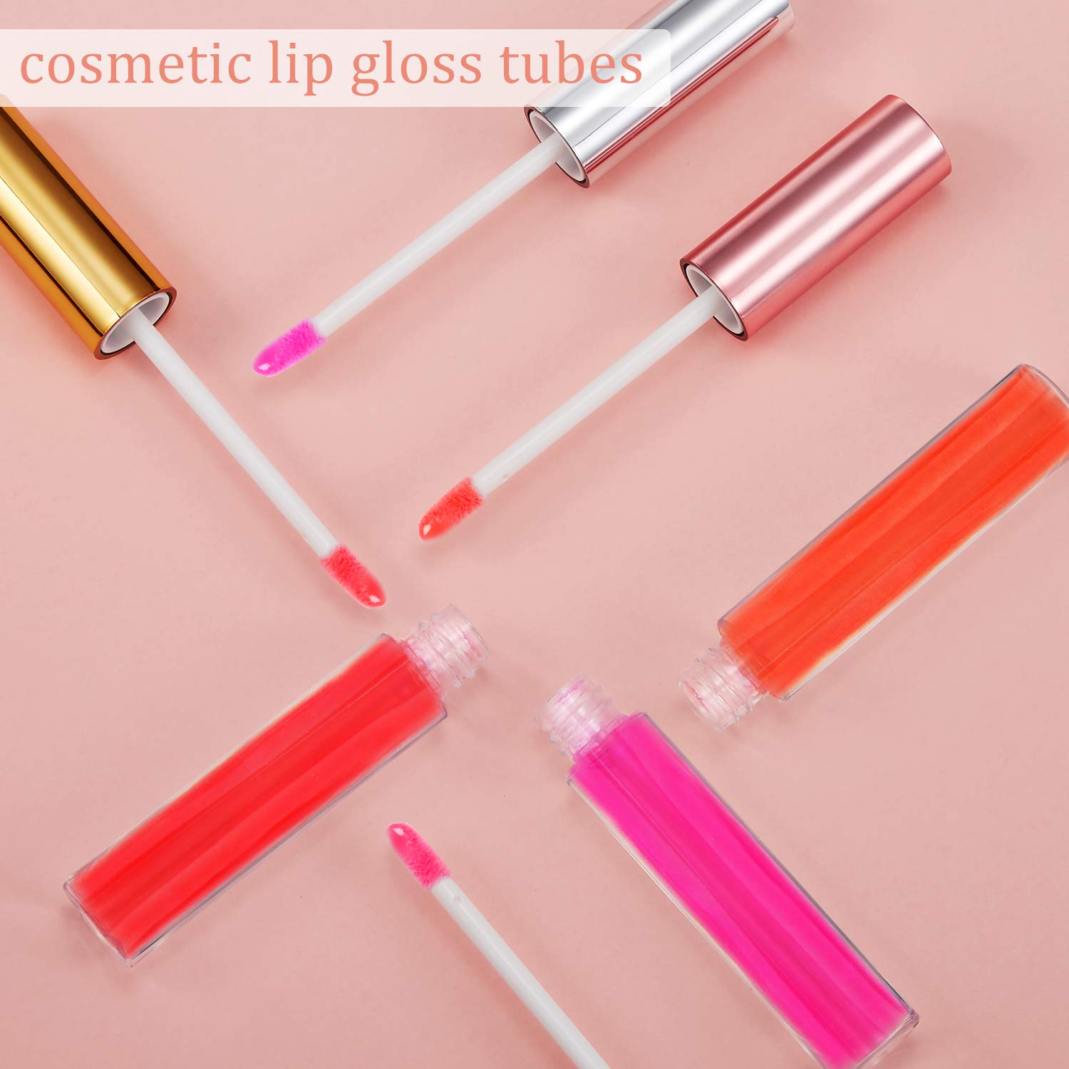 Blulu lip gloss tubes with assorted colors support creative DIY lip products.