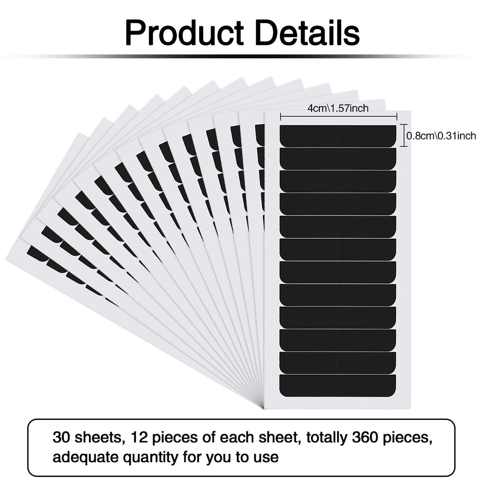 Blulu tape tabs pre-cut design close-up for easy peeling