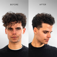 BluMaan Heavy Hold Clay textured-hair demonstrates volume and defined texture.