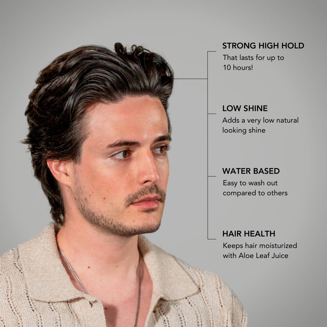 BluMaan Hydrating Pomade wash-out easy ensures quick cleansing after daily styling.
