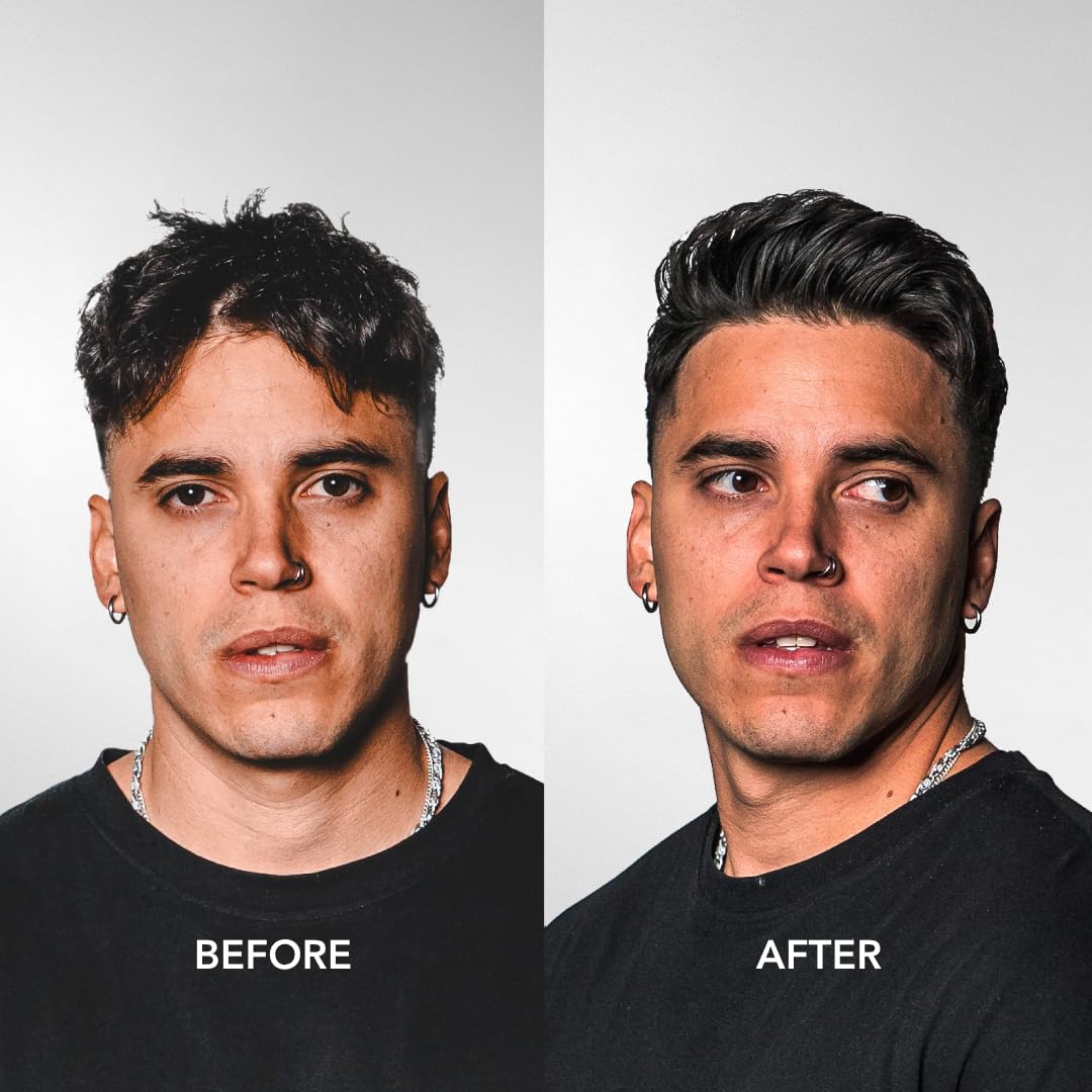 BluMaan Matte Cream Clay dispensed cream shows smooth application for quick looks