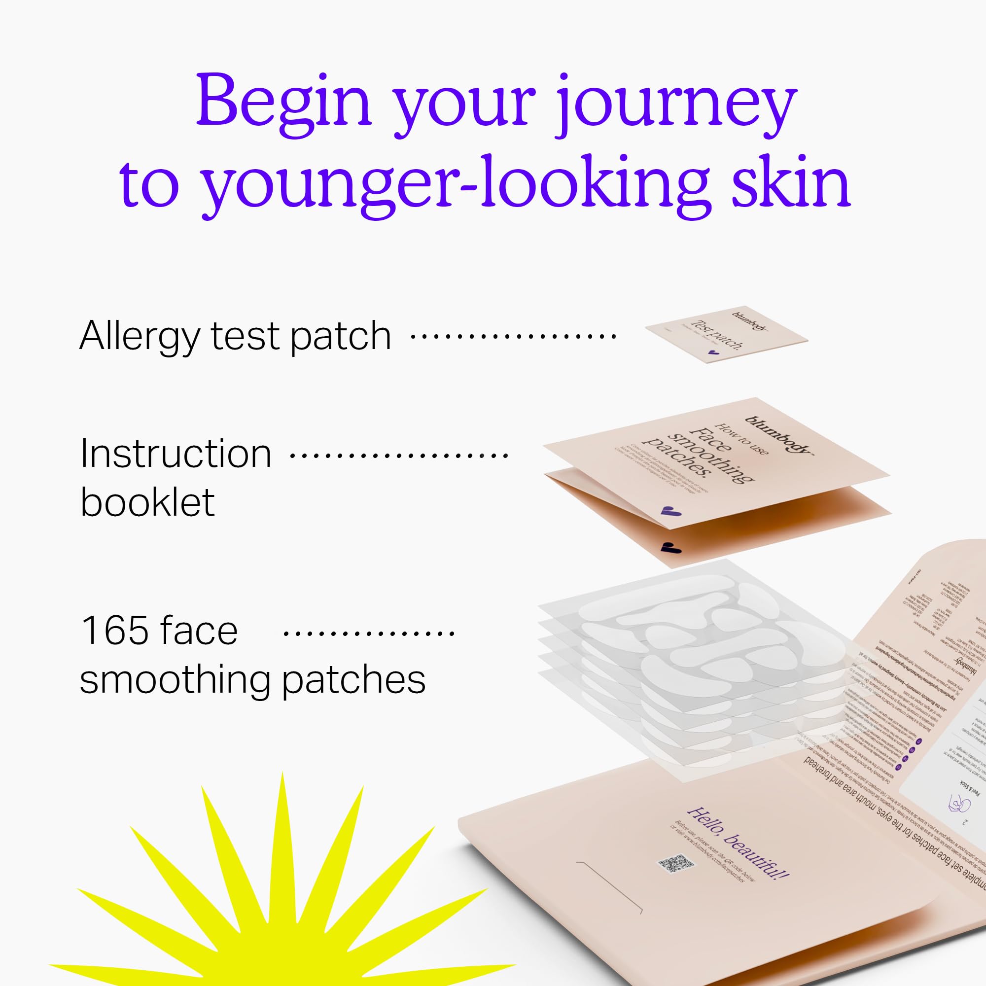 BLUMBODY night-use patch demonstrates overnight wear for convenience and potential results.
