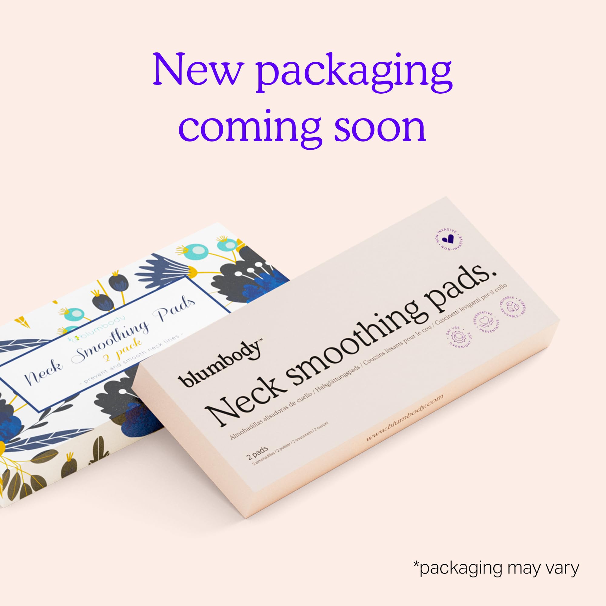 BLUMBODY Neck Wrinkle Patches 1-month supply packaging