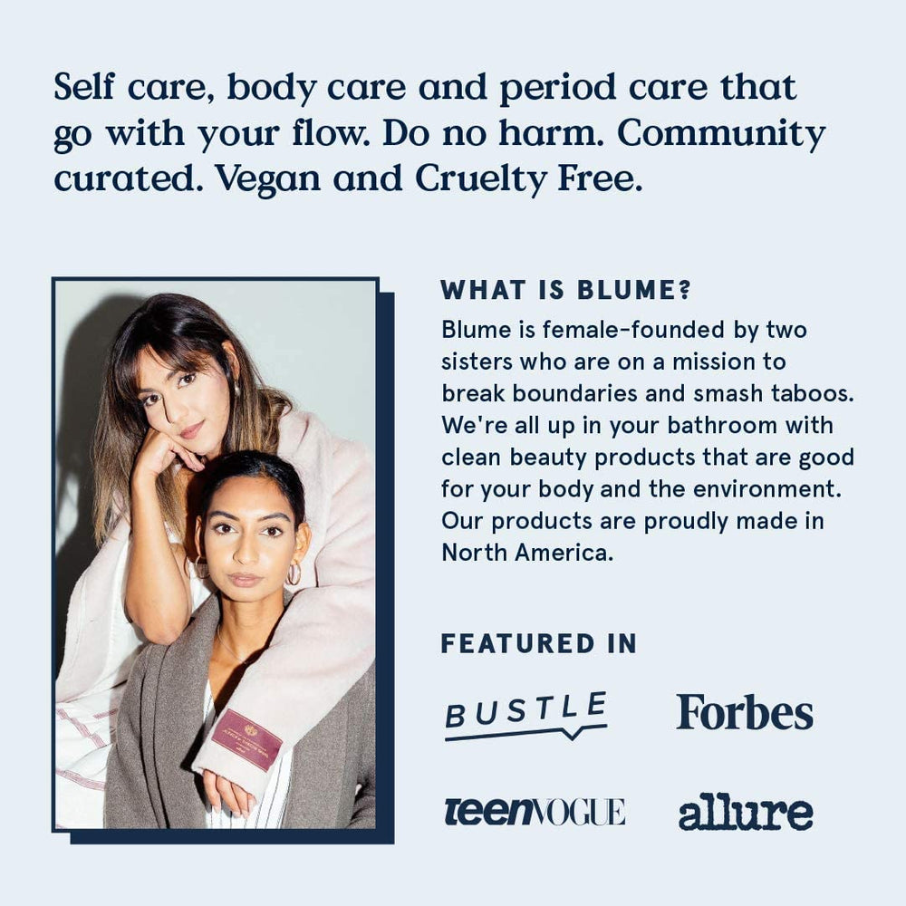 Blume Milky Fade serum bottle closeup emphasizes smooth, hydrated results