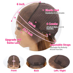 BMNH pre-plucked baby hair cap for easy install and natural edges.
