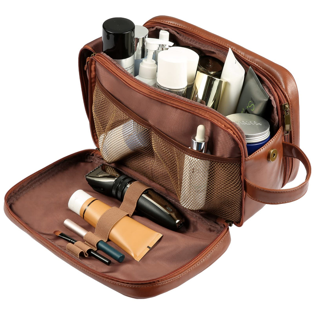 BNSPOCKET Toiletry bag with reversible full opening for quick access to gear.