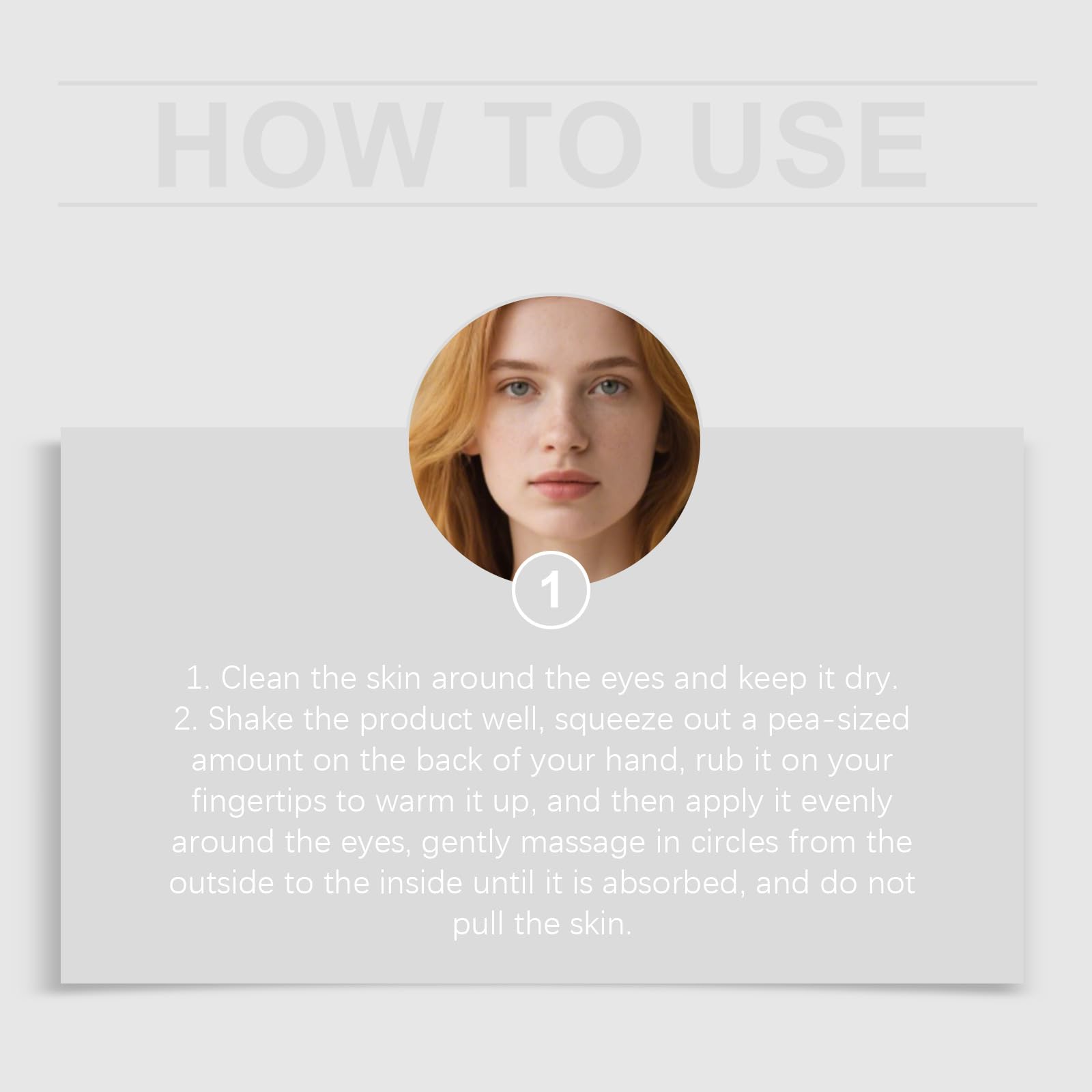 BNSSJAVS Perfection Eye Cream Tightener under-eye care improves delicate skin texture