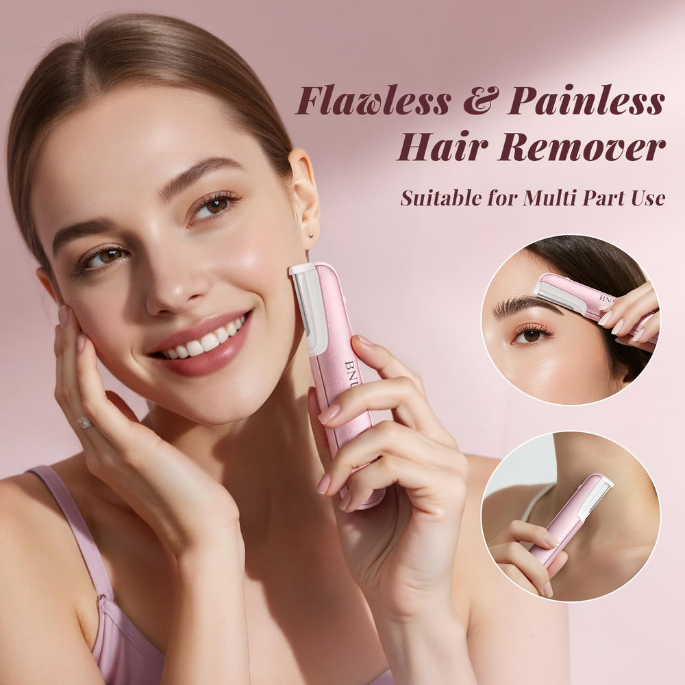 BNU Dermaplane Razor ergonomic handle in hand for controlled use