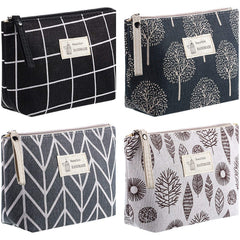 Boao canvas cosmetic bag arrow style keeps travel makeup organized