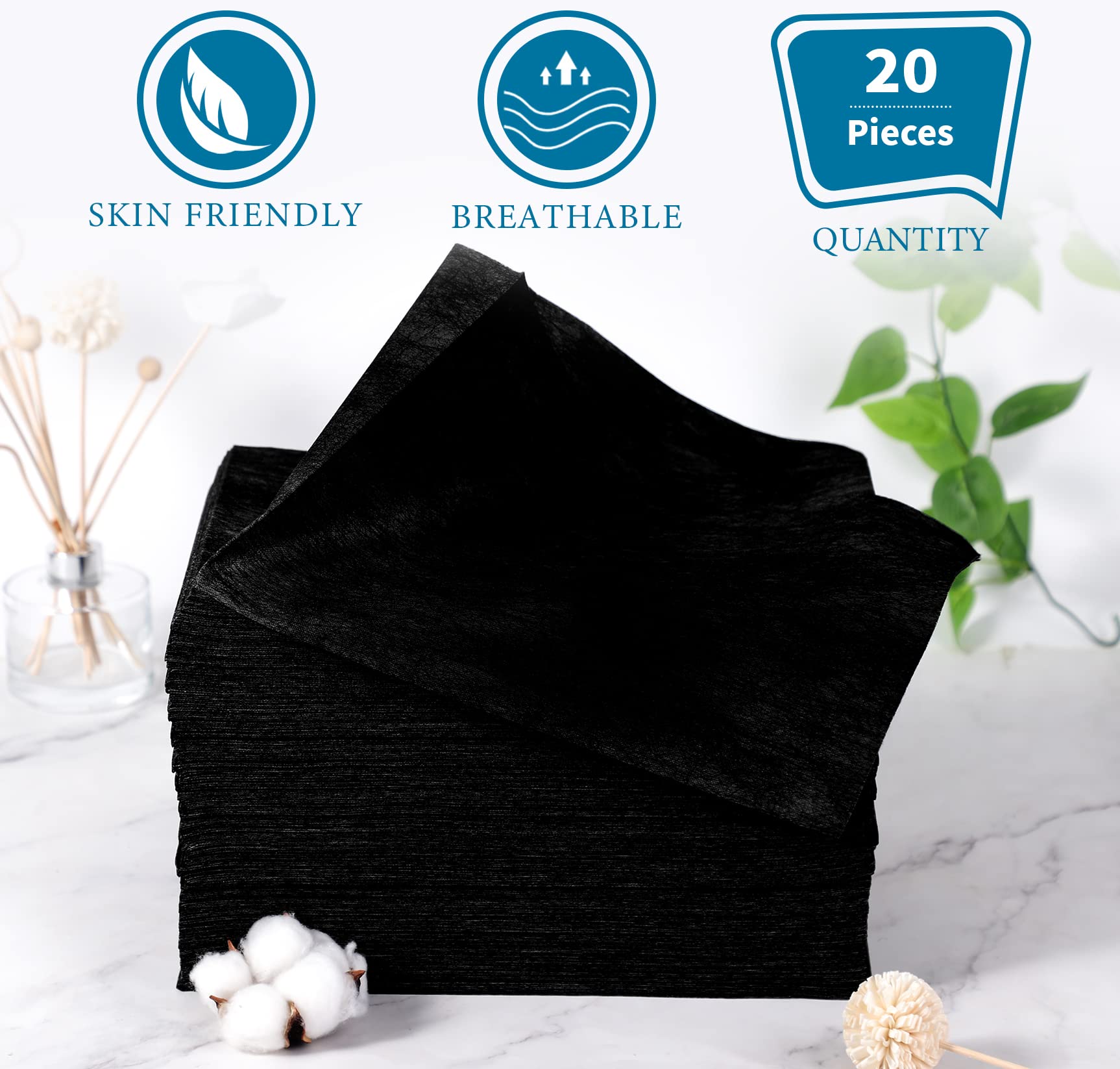 Boao soft breathable fabric sheet minimizes irritation, ideal for spa and massage sessions
