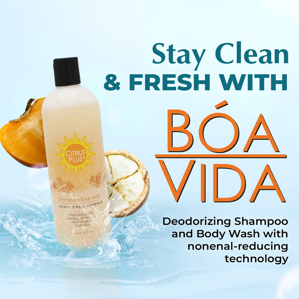 BoaVida Citrus Plus cap close-up highlights leak-proof design ideal for travel