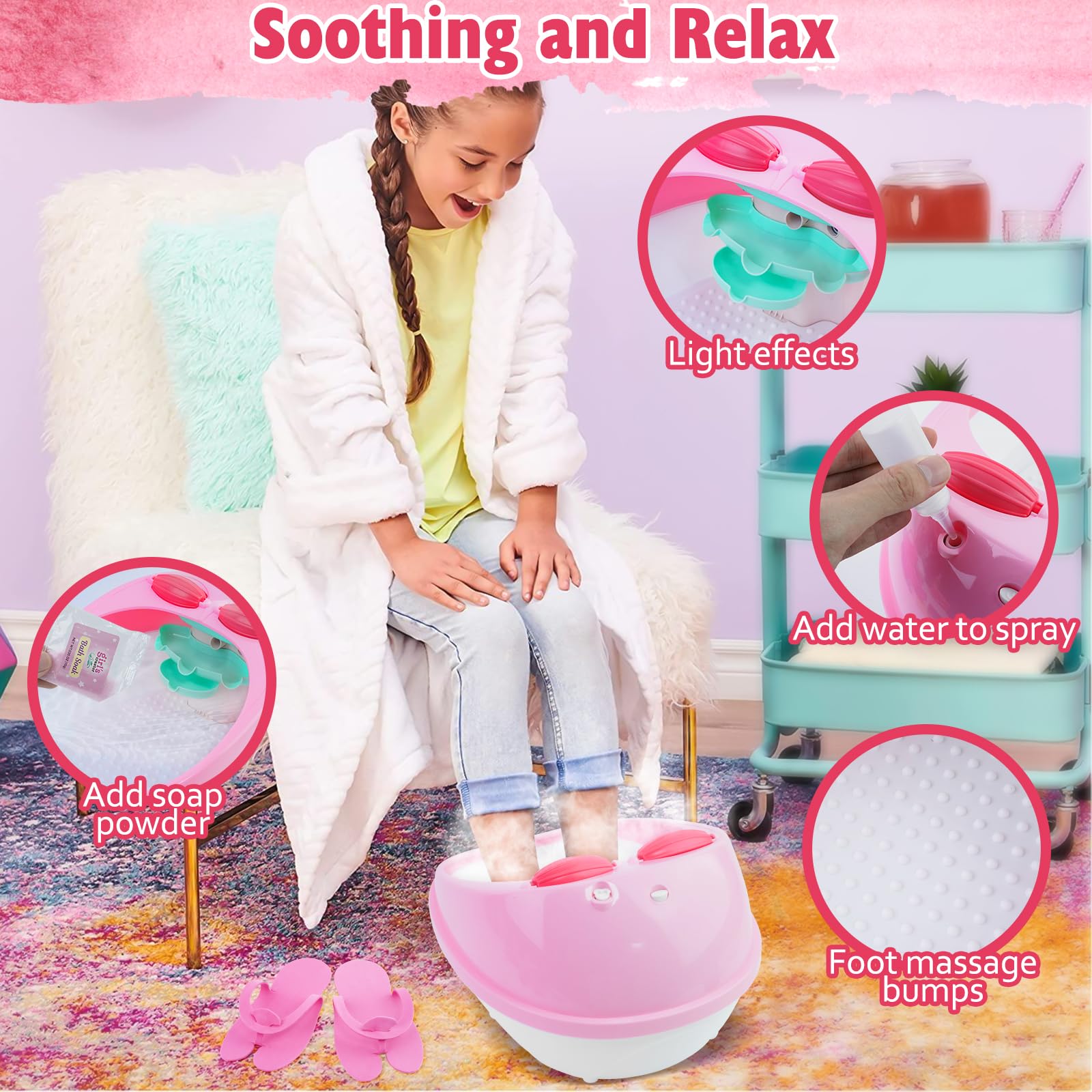 BOBUEXER complete manicure and pedicure tools set for creative play